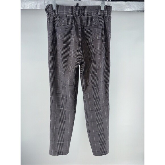 Boomboom Jeans Womens Black/White Glen Plaid Dress Pant Pull On Size Small - Picture 8 of 8
